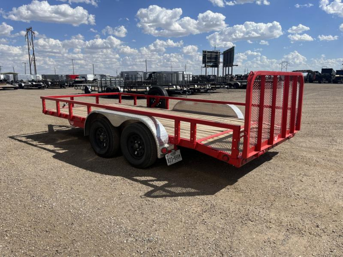 New 2024 PJ 83"x16' Tandem Axle Utility Trailer - UL