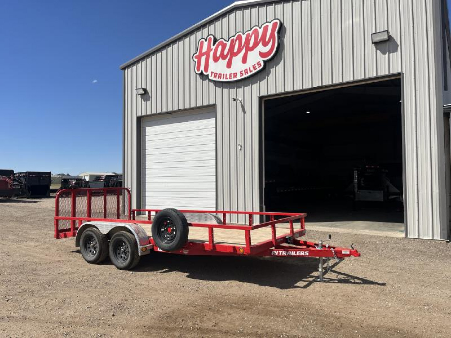 New 2024 PJ 83"x16' Tandem Axle Utility Trailer - UL