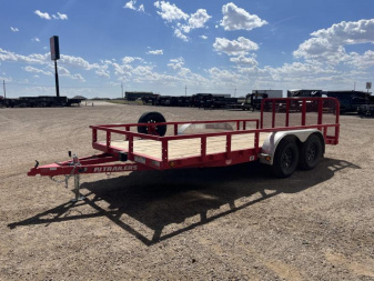 New 2024 PJ 83"x16' Tandem Axle Utility Trailer - UL