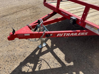 New 2024 PJ 83"x16' Tandem Axle Utility Trailer - UL