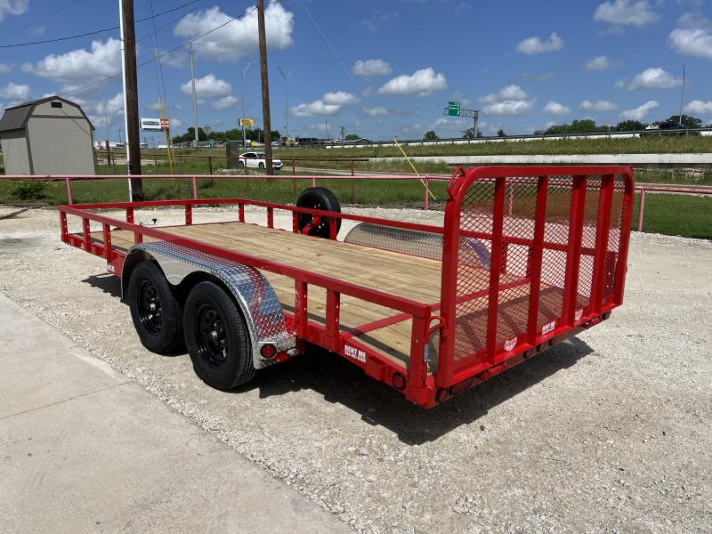 New 2024 PJ 83"x16' Tandem Axle Utility Trailer - UL
