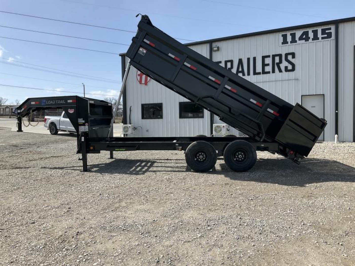 New 2025 Load Trail 83"x16' Tandem GN Low-Pro Dump w/ 36" Sides