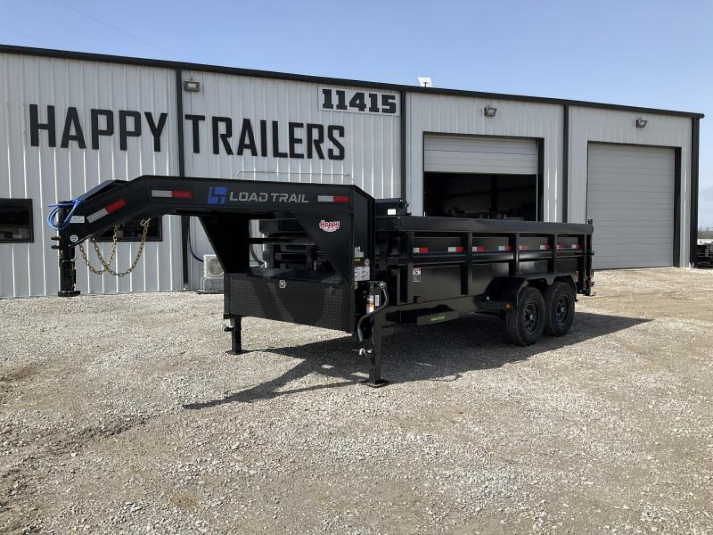 New 2025 Load Trail 83"x16' Tandem GN Low-Pro Dump w/ 36" Sides