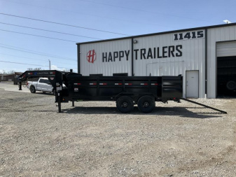 New 2025 Load Trail 83"x16' Tandem GN Low-Pro Dump w/ 36" Sides