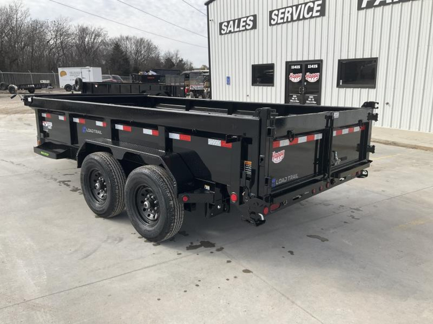 New 2025 Load Trail 83"x14' Tandem Low-Pro Dump w/ 24" Sides