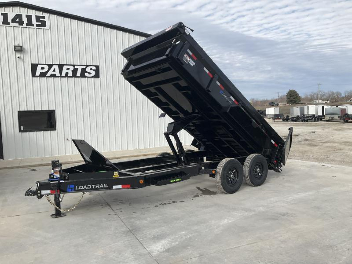 New 2025 Load Trail 83"x14' Tandem Low-Pro Dump w/ 24" Sides