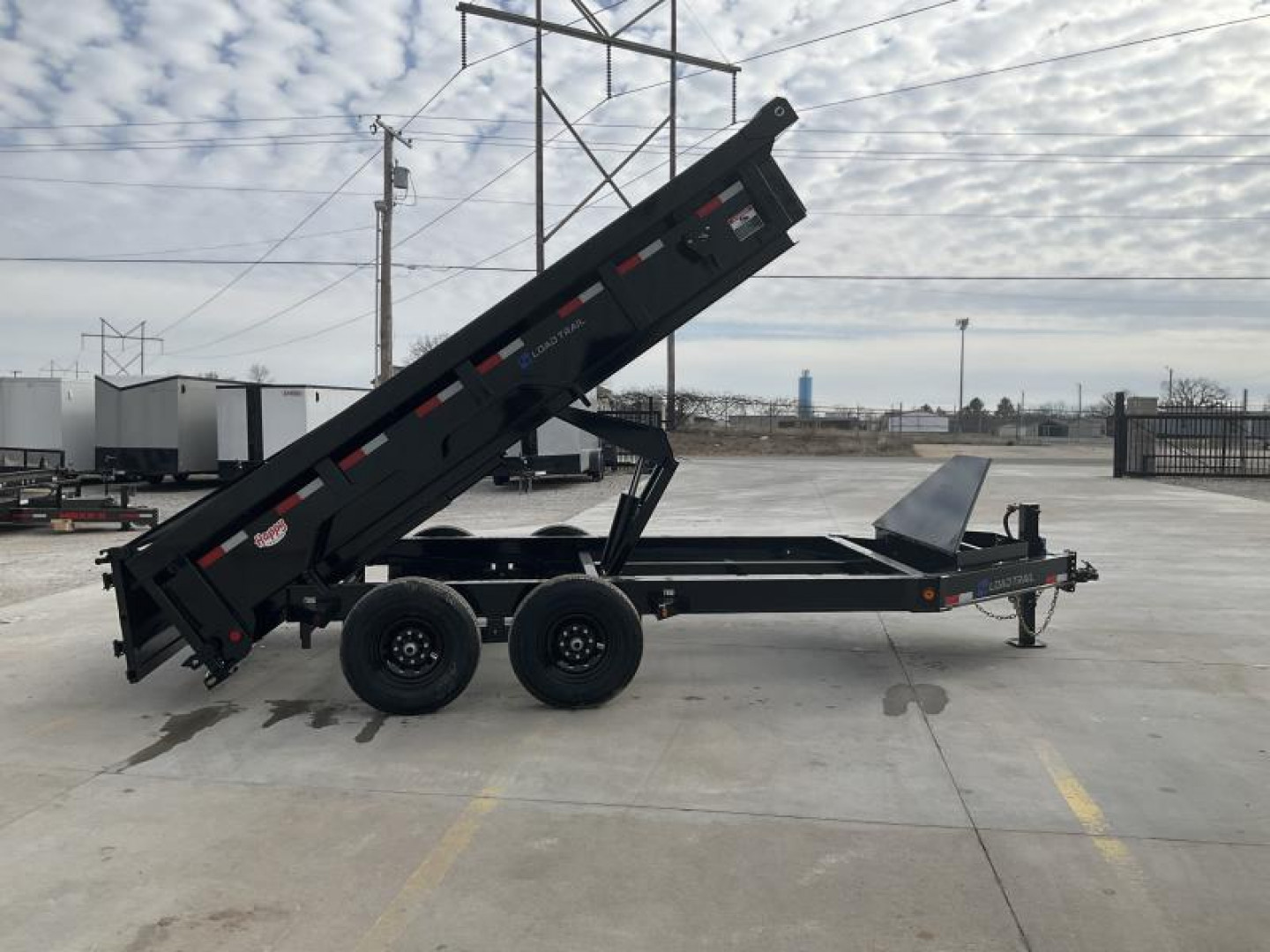 New 2025 Load Trail 83"x14' Tandem Low-Pro Dump w/ 24" Sides