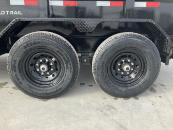 New 2025 Load Trail 83"x14' Tandem Low-Pro Dump w/ 24" Sides