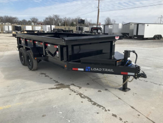 New 2025 Load Trail 83"x14' Tandem Low-Pro Dump w/ 24" Sides