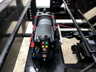 New GoodGuys 83"x14' GN Roll Off Dump Trailer & 4 Bin Package