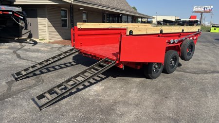 New 2025 PJ 83"x14' BP Tandem Axle Low Pro Dump w/ 24" Sides - DV