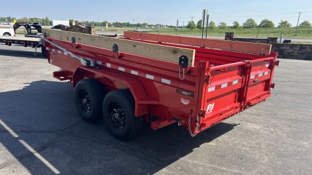 New 2025 PJ 83"x14' BP Tandem Axle Low Pro Dump w/ 24" Sides - DV