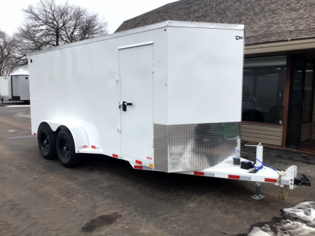 2025 Delco 6'8" X 16' V-Nose Enclosed Cargo