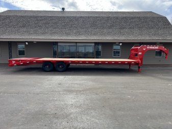 New 2025 PJ 102"x30' GN Low Pro Flatbed w/ Singles - LS
