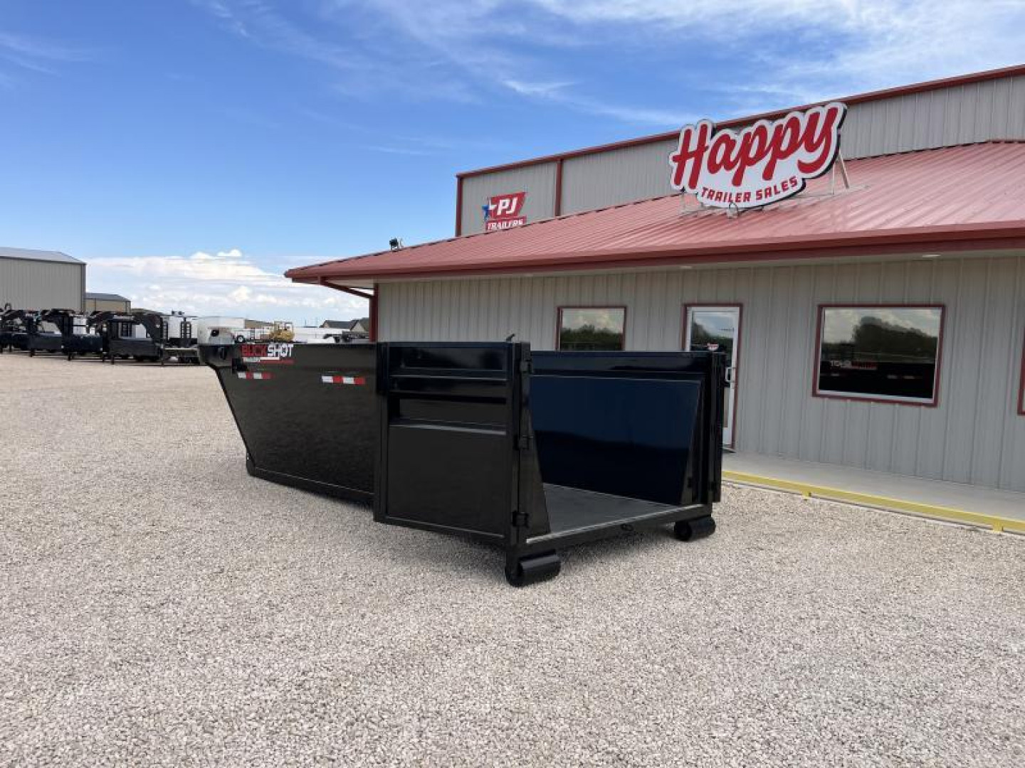 New Buckshot Trailers Roll-Off Dump Bin w/ 48" Sides