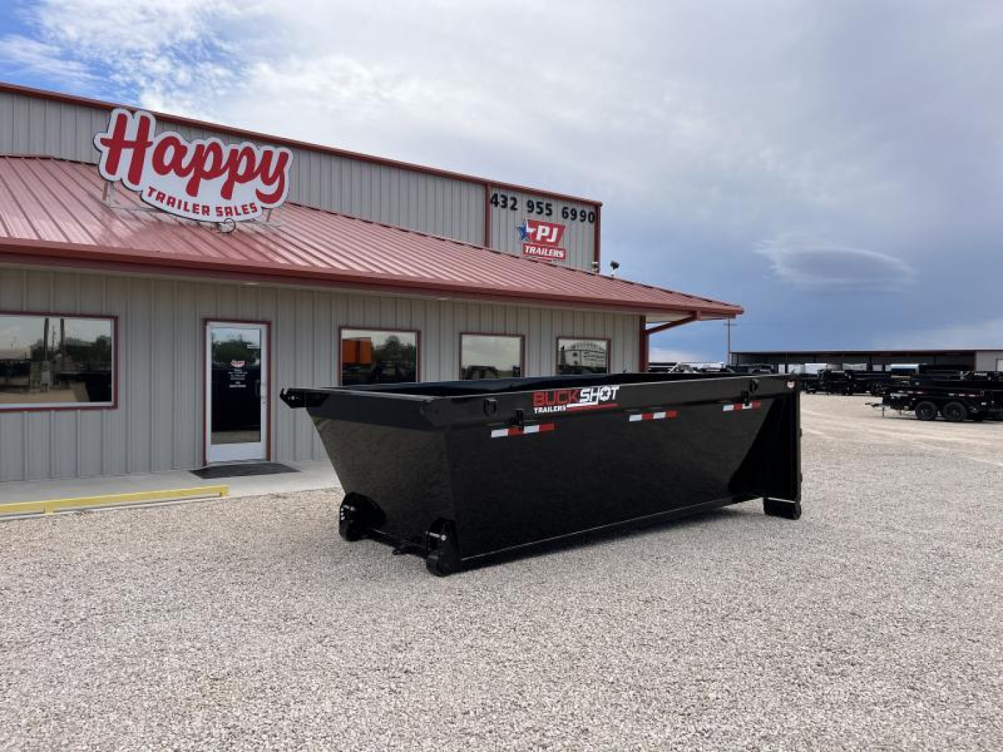 New Buckshot Trailers Roll-Off Dump Bin w/ 48" Sides