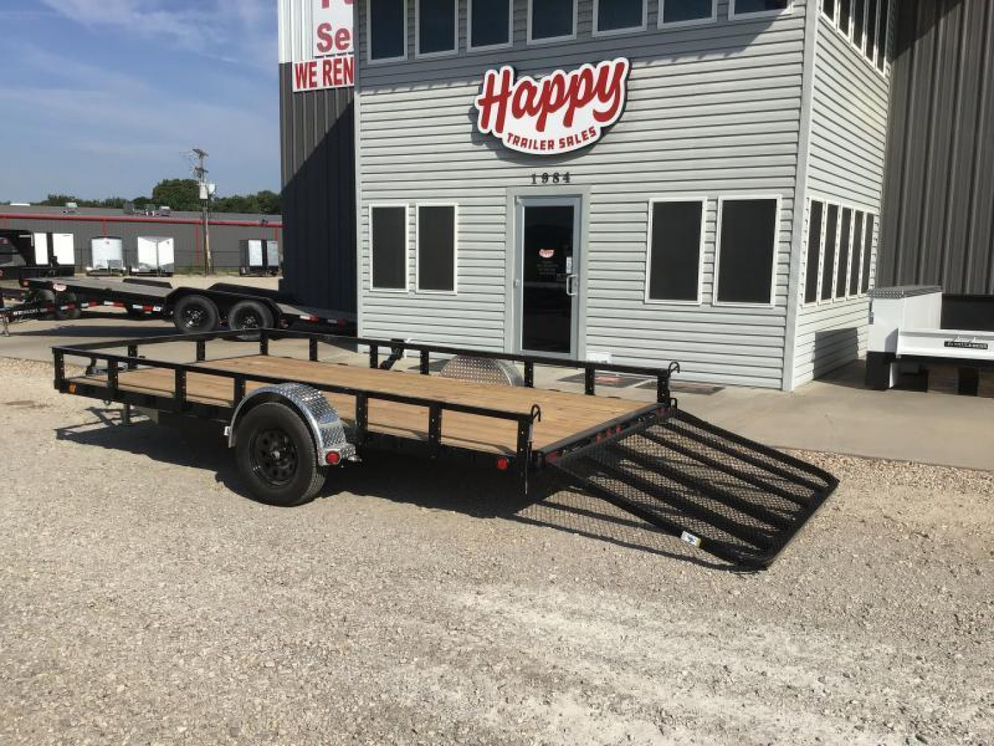 New 2025 PJ 83"x14' Single Axle Utility Trailer - U8
