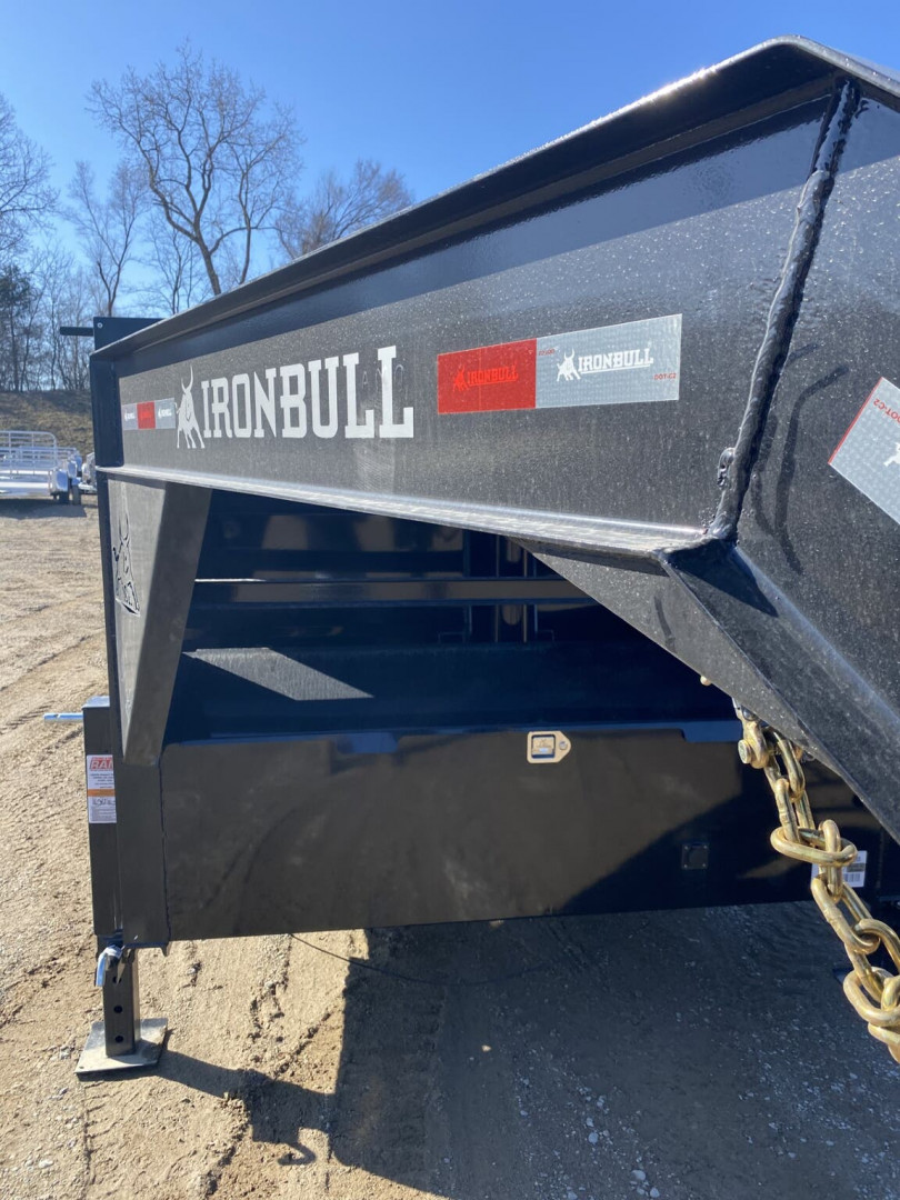 New IronBull 83" x 14' Gooseneck Dumps