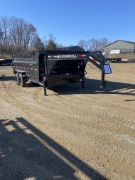 New IronBull 83" x 14' Gooseneck Dumps