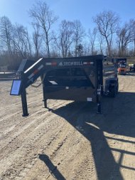 New IronBull 83" x 14' Gooseneck Dumps