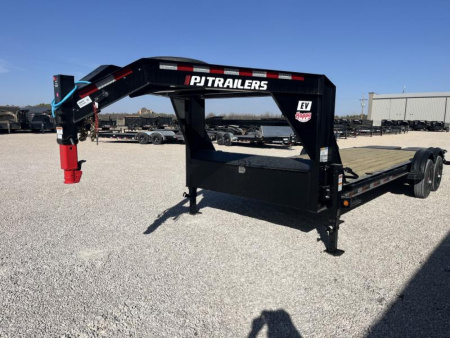 New 2025 PJ 83''x24' GN 8" I-Beam Equipment Trailer - EV