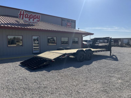 New 2025 PJ 83''x24' GN 8" I-Beam Equipment Trailer - EV