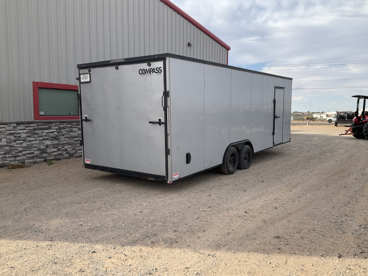 Used 2024 Compass 8.5x24' Enclosed Cargo Trailer - Indigo DLX