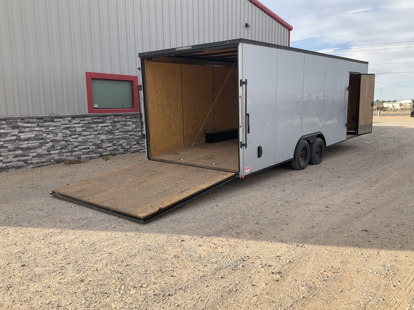 Used 2024 Compass 8.5x24' Enclosed Cargo Trailer - Indigo DLX
