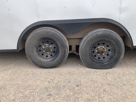 Used 2024 Compass 8.5x24' Enclosed Cargo Trailer - Indigo DLX