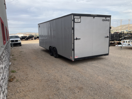 Used 2024 Compass 8.5x24' Enclosed Cargo Trailer - Indigo DLX