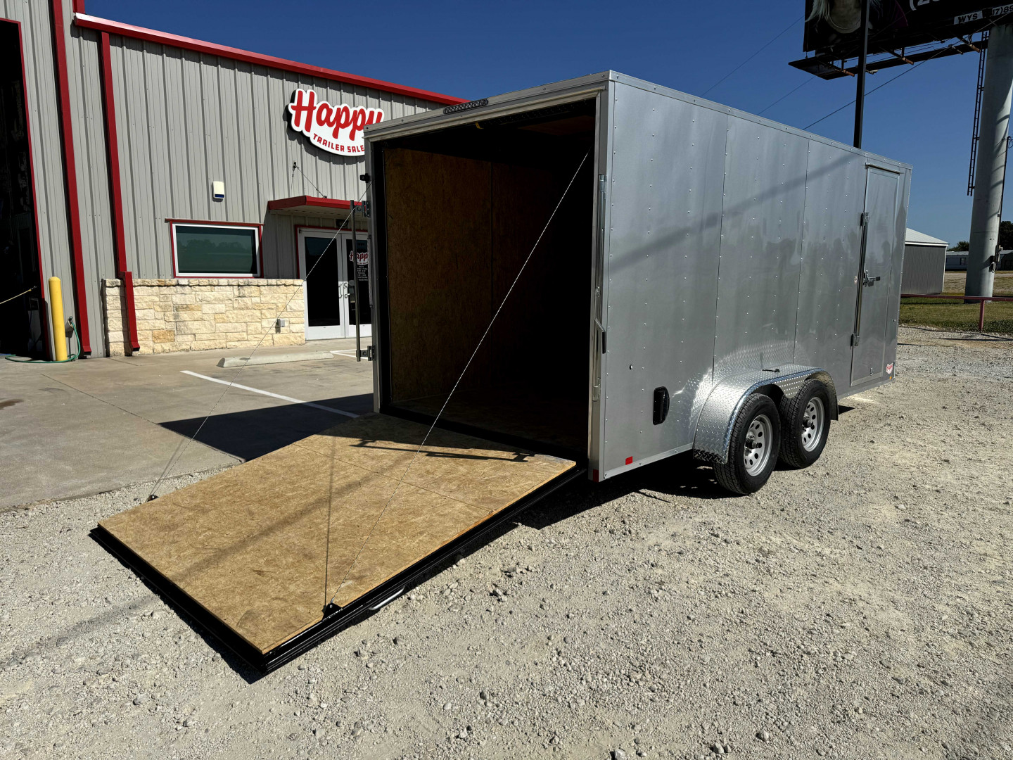 New 2025 Compass 7'x16' Enclosed Cargo Trailer - Indigo DLX