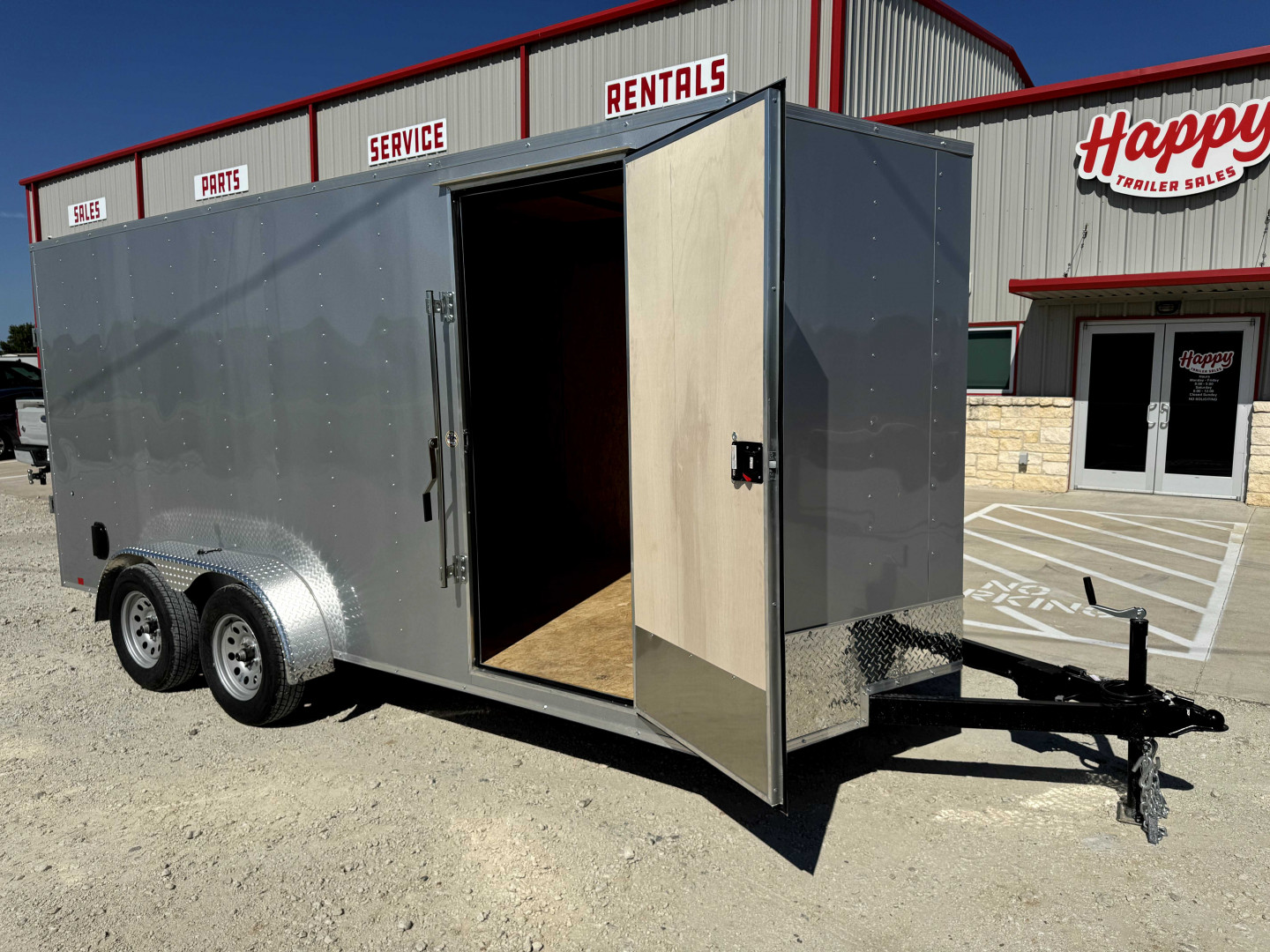 New 2025 Compass 7'x16' Enclosed Cargo Trailer - Indigo DLX