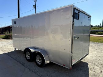 New 2025 Compass 7'x16' Enclosed Cargo Trailer - Indigo DLX