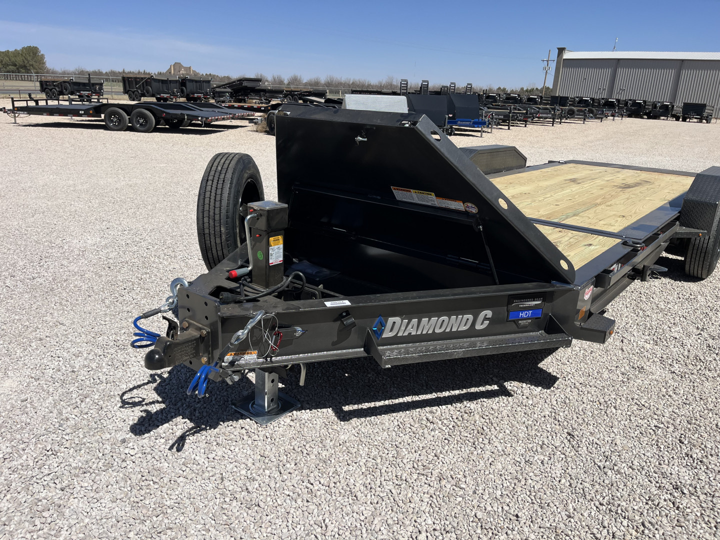 New 2025 Diamond C 80"x20' BP Hydraulically Dampened Tilt - HDT208 Pacesetter Edition