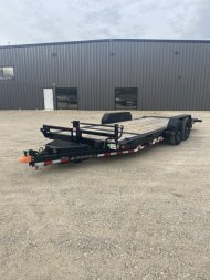 New 83" x 24' Tilt Bed Equipment Trailer