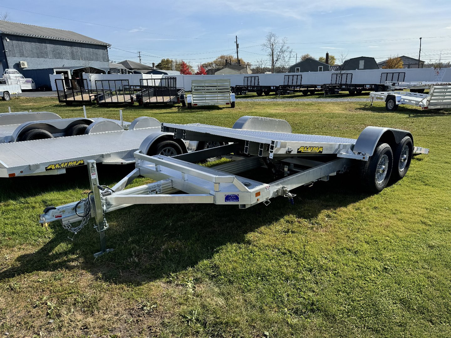 New 2026 Aluma 8216H Heavy Tilt Hauler 9990 LB GVW Car / Racing Trailer