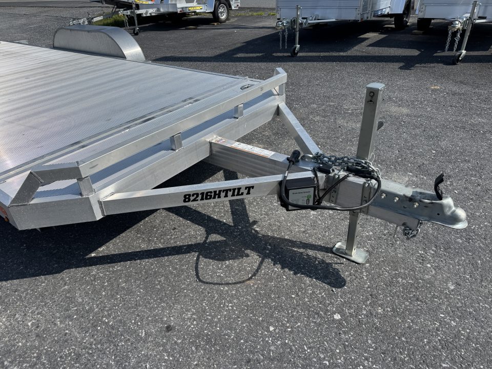 Used 2025 Aluma 8216H Heavy Tilt Hauler Car / Racing Trailer