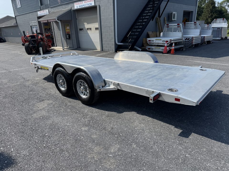 Used 2025 Aluma 8216H Heavy Tilt Hauler Car / Racing Trailer