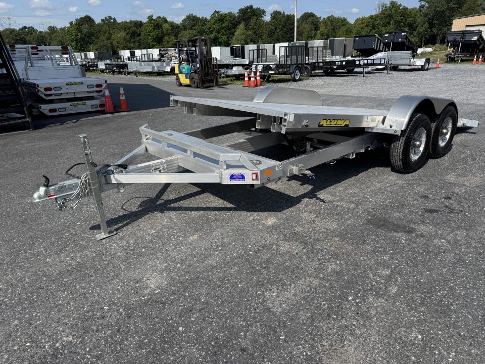 Used 2025 Aluma 8216H Heavy Tilt Hauler Car / Racing Trailer