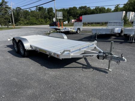 Used 2025 Aluma 8216H Heavy Tilt Hauler Car / Racing Trailer