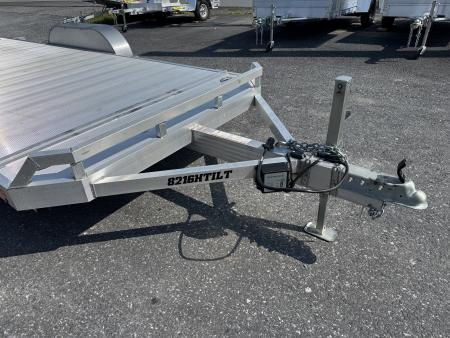 Used 2025 Aluma 8216H Heavy Tilt Hauler Car / Racing Trailer