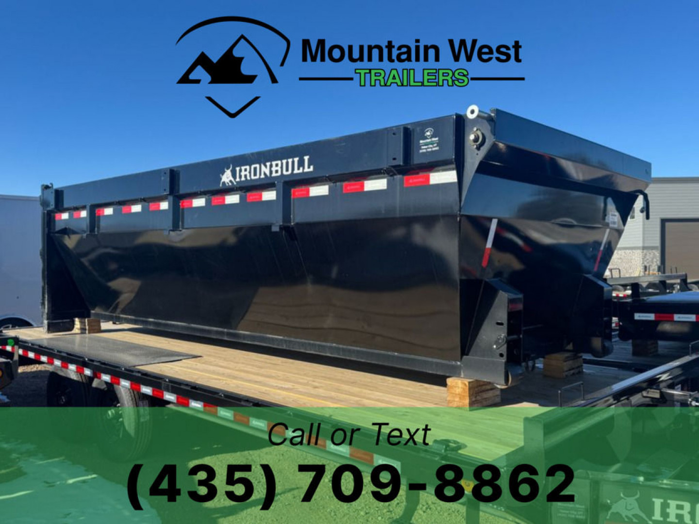New 2026 Iron Bull Trailers 7X16 Roll-Off Bin For The Iron Bull DBG & DBB
