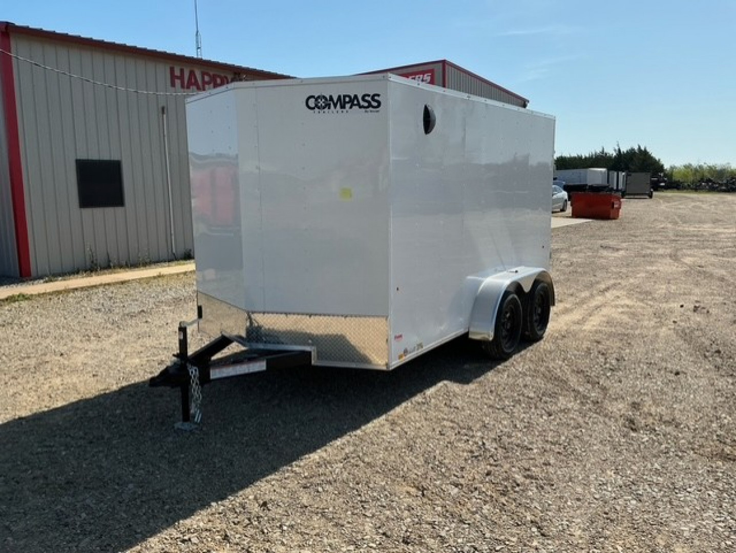 New 2025 Compass 7'x12' Enclosed Cargo Trailer - Indigo DLX