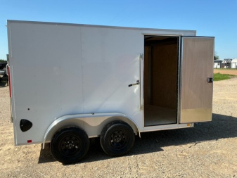 New 2025 Compass 7'x12' Enclosed Cargo Trailer - Indigo DLX