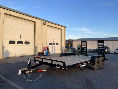 New 2026 Sure-Trac 82 X 14+2 14K Equipment Trailer
