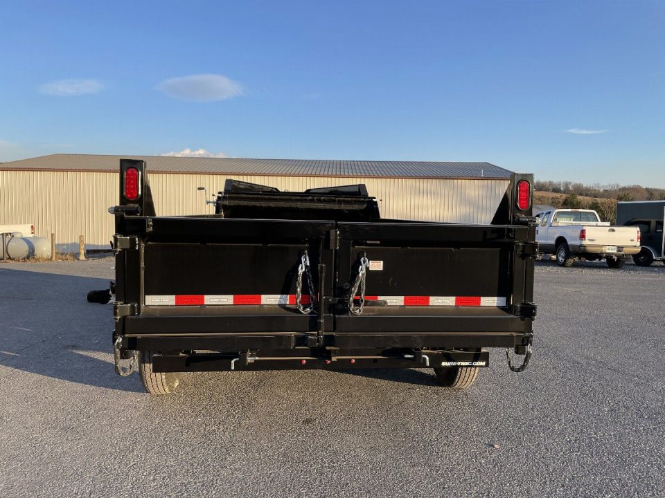 New 2026 Sure-Trac 7X14 Gooseneck Dump Trailer