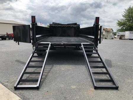 New 2026 Sure-Trac 7X14 Gooseneck Dump Trailer