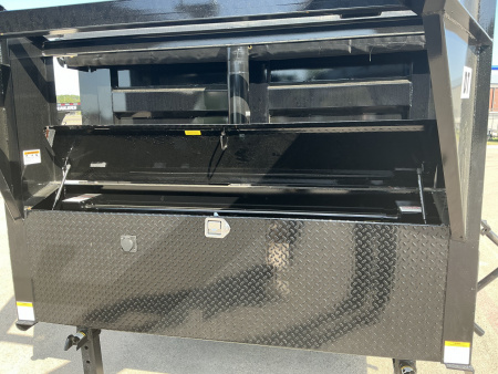 New 2025 PJ 83"x14' GN Tandem Axle Low Pro Telescopic Dump w/ 48" Sides - DT