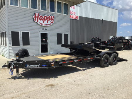 New 2025 Diamond C 82"x22' BP Hydraulically Dampened Tilt - HDT210 Pacesetter Edition