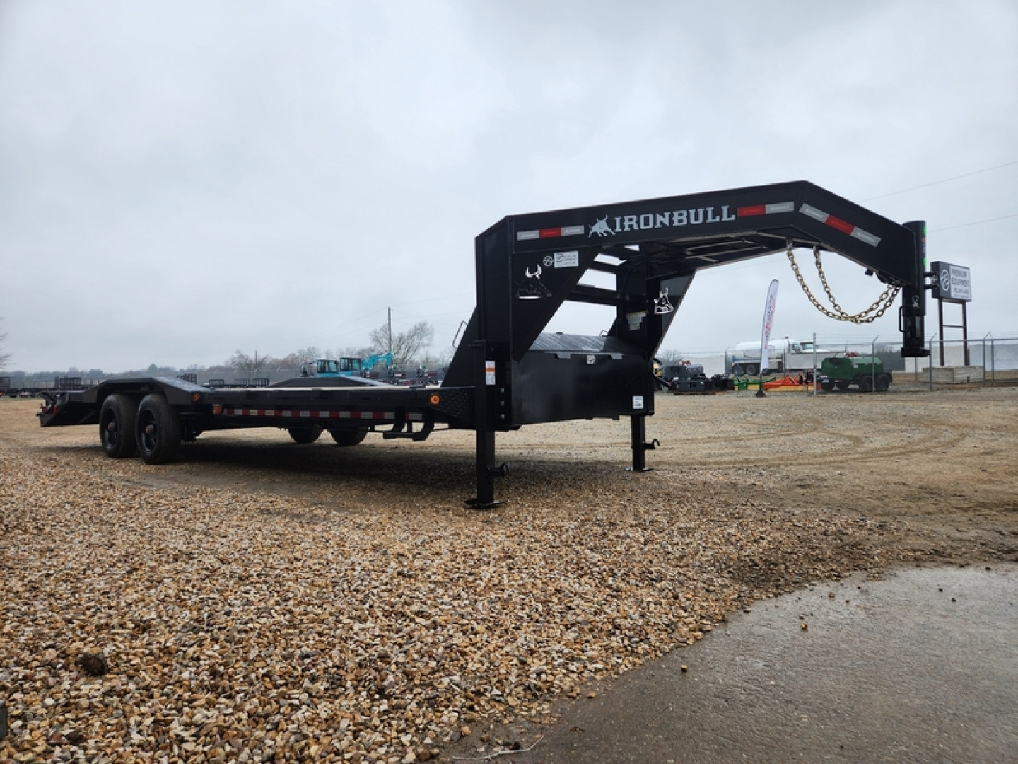 New 2026-Iron-Bull-Trailers-102”x28’-HD-Gooseneck-I-Beam-Equipment-Trailer-Black-1906954